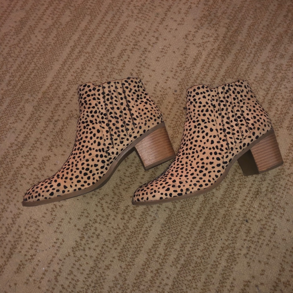 Maurices Leopard Print Bootie - image 1